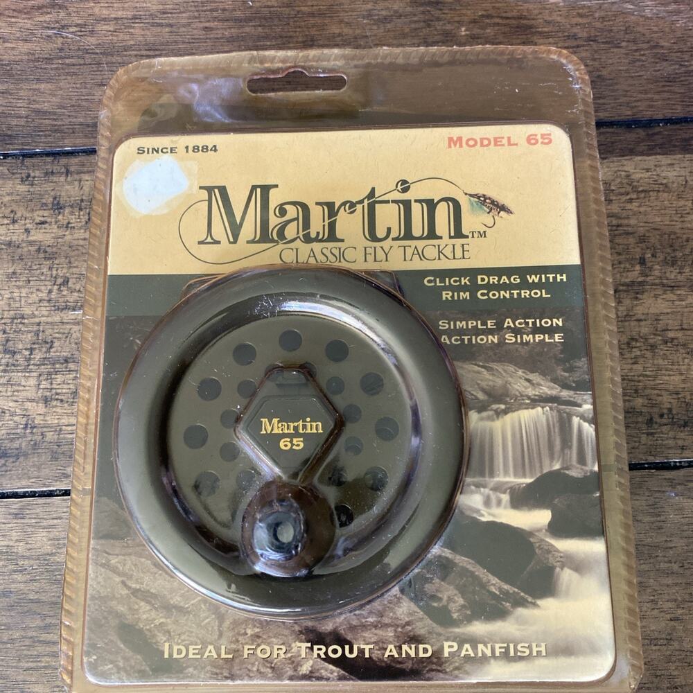 Martin Model 65 Single Action Fly Reel Made in USA